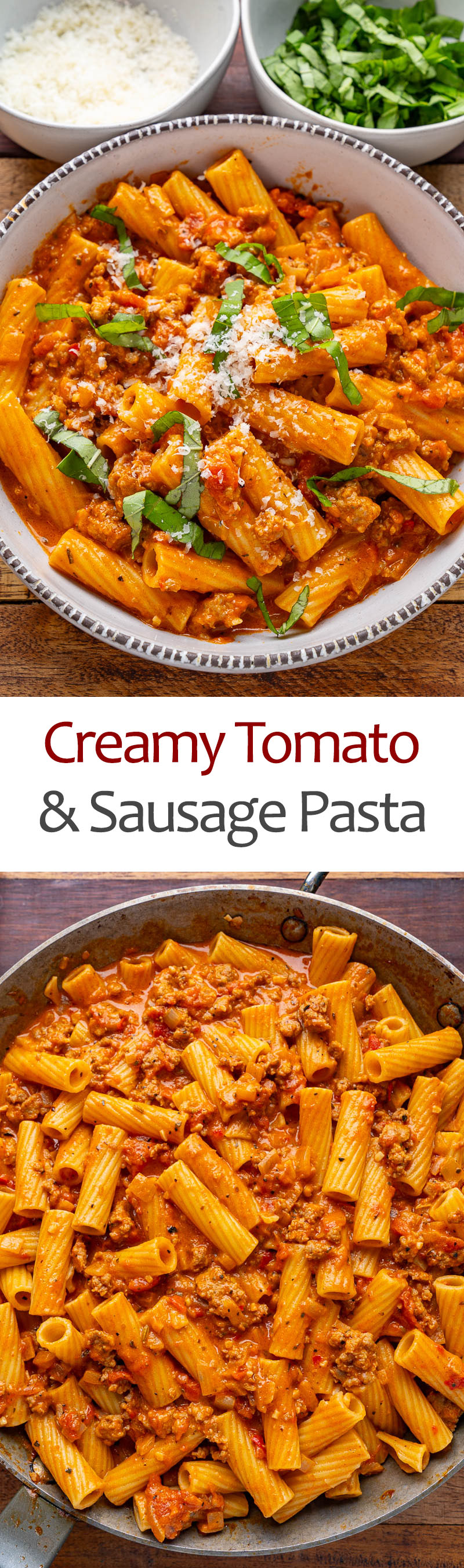 Creamy Tomato Italian Sausage Pasta Creamy Tomato Italian Sausage Pasta