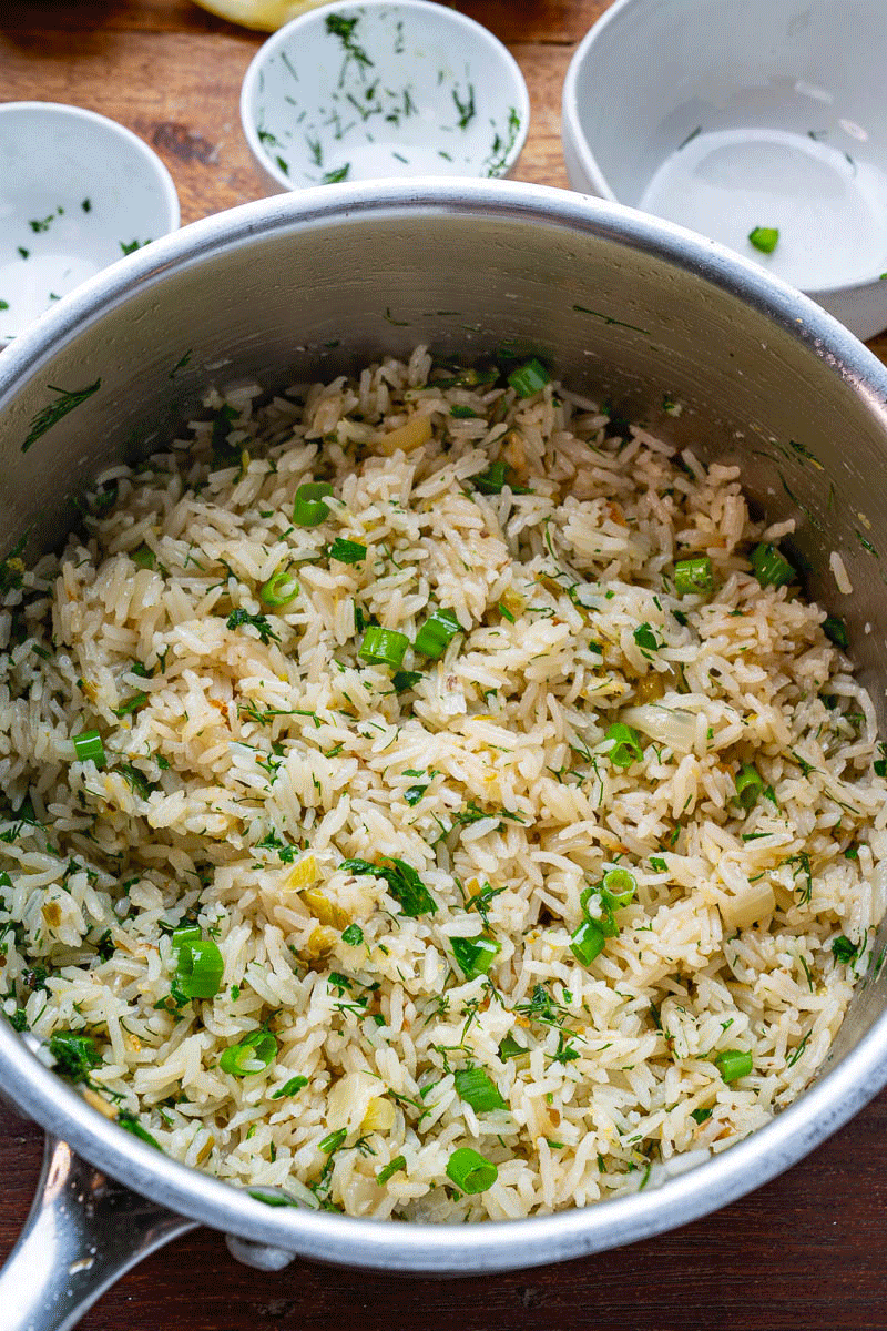 Greek Lemon Rice Greek Lemon Rice