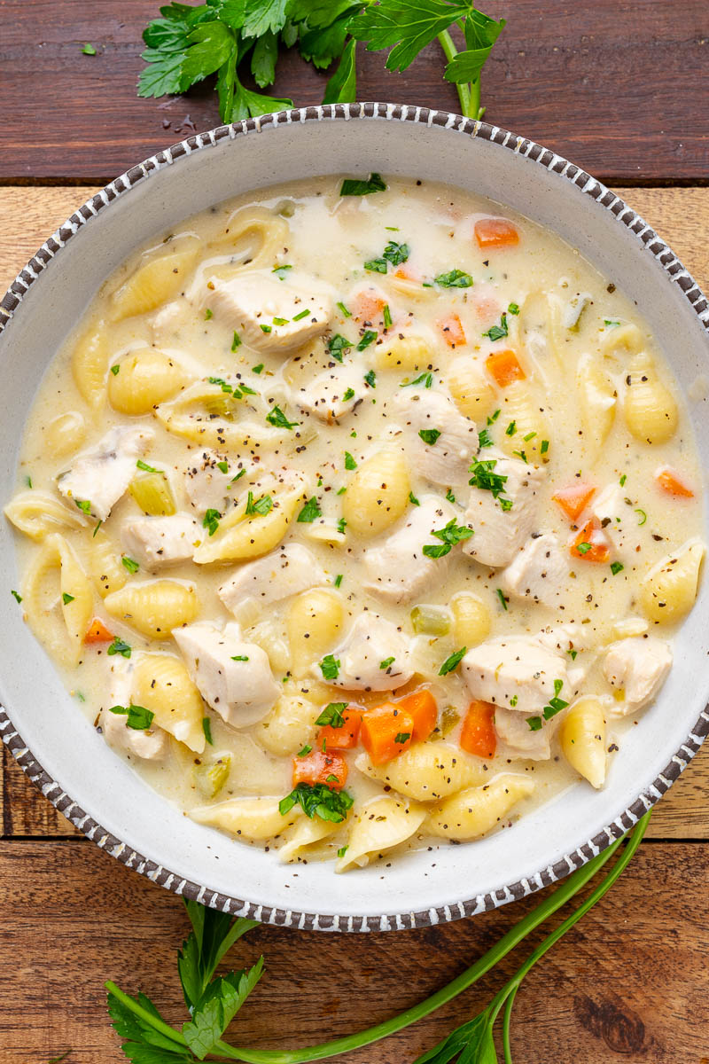 Chicken Alfredo Soup Chicken Alfredo Soup
