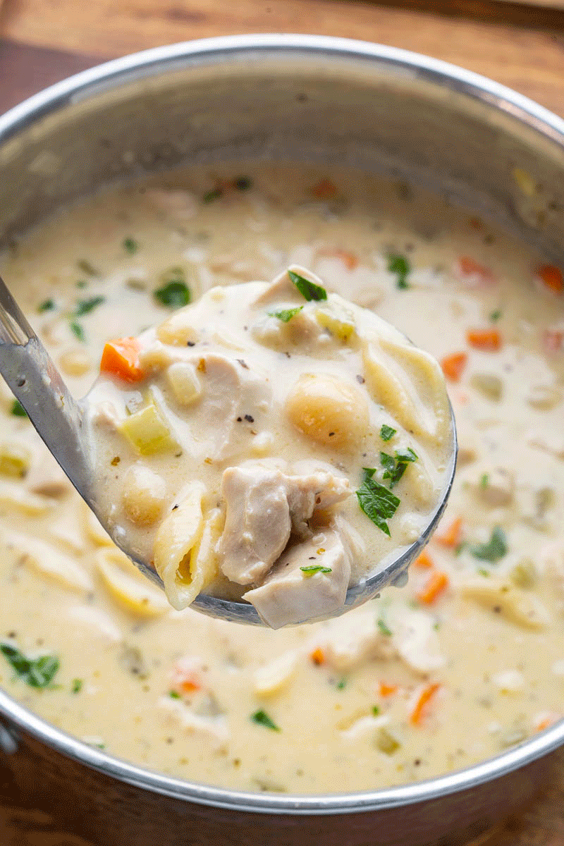 Chicken Alfredo Soup Chicken Alfredo Soup
