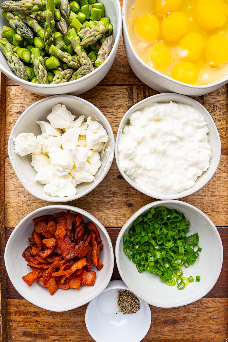 Bacon and Goat Cheese Asparagus Frittata Bacon and Goat Cheese Asparagus Frittata