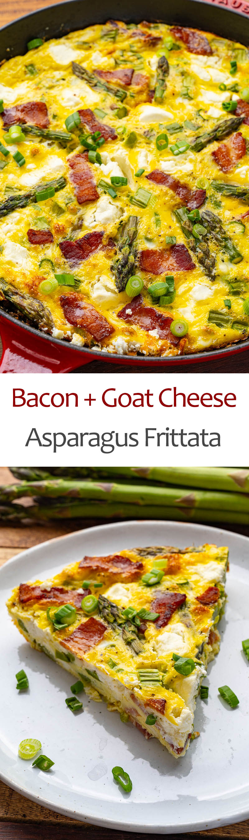 Bacon and Goat Cheese Asparagus Frittata Bacon and Goat Cheese Asparagus Frittata