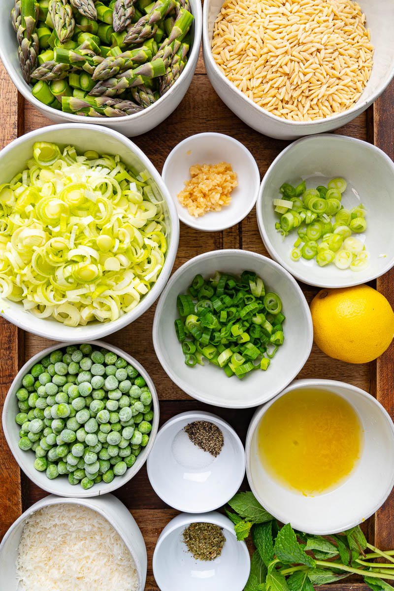 Creamy Orzo with Asparagus and Peas Creamy Orzo with Asparagus and Peas