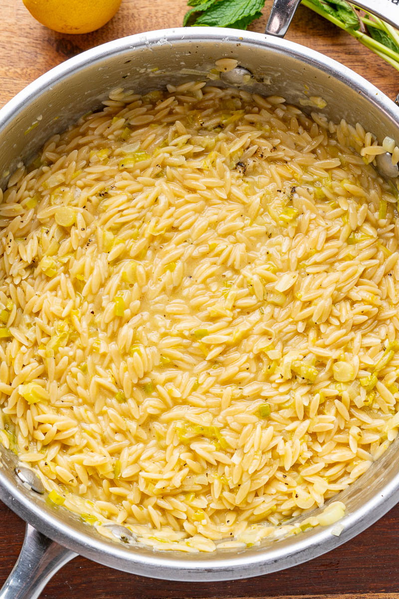 Creamy Orzo with Asparagus and Peas Creamy Orzo with Asparagus and Peas