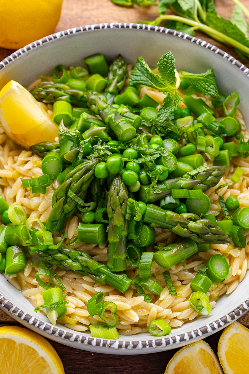Creamy Orzo with Asparagus and Peas Creamy Orzo with Asparagus and Peas