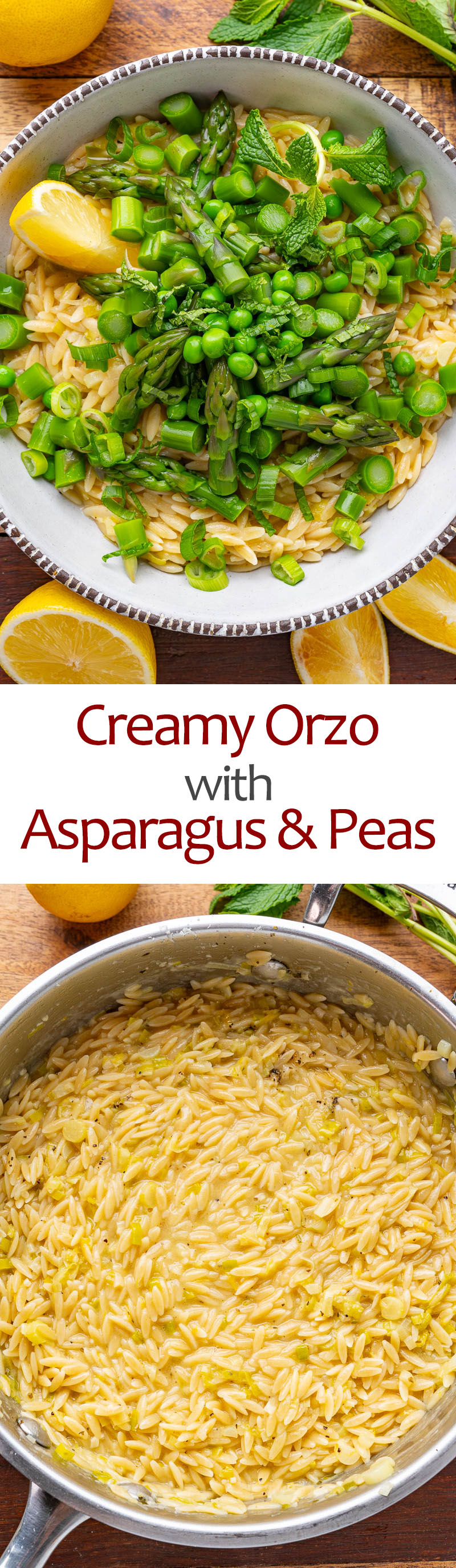 Creamy Orzo with Asparagus and Peas Creamy Orzo with Asparagus and Peas