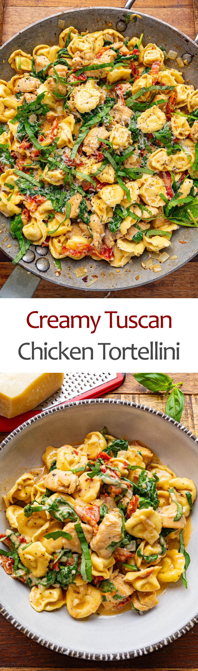Creamy Tuscan Chicken Tortellini Creamy Tuscan Chicken Tortellini
