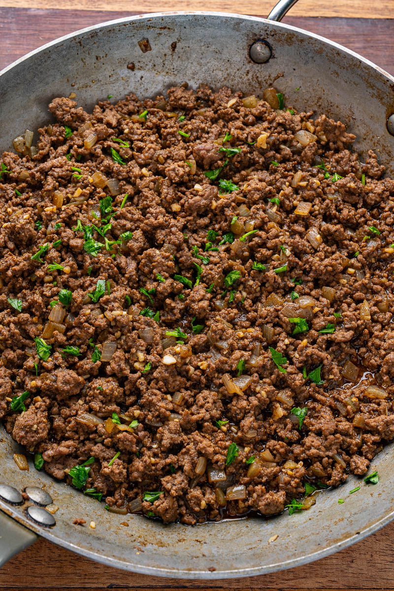 20 Minute Skillet Beef Shawarma