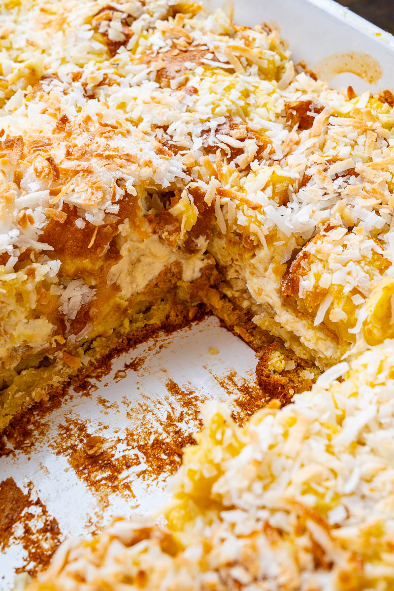 Caramelized Banana Cheesecake Stuffed Coconut French Toast Casserole Caramelized Banana Cheesecake Stuffed Coconut French Toast Casserole