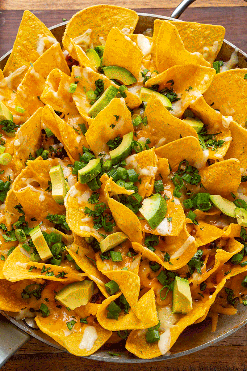 Skillet Chicken Enchiladas Nachos Skillet Chicken Enchiladas Nachos