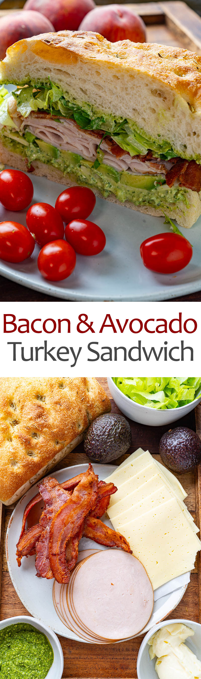 Turkey Bacon Ranch Pesto Sandwich Turkey Bacon Ranch Pesto Sandwich