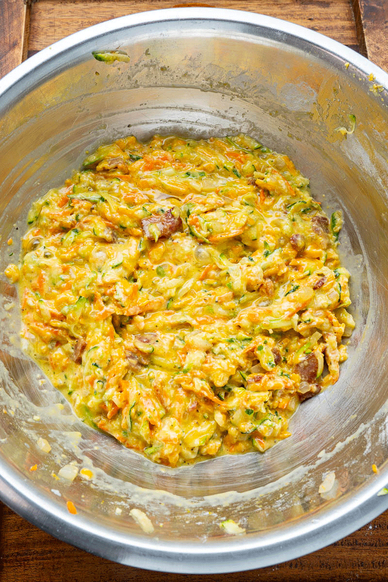 Bacon and Cheddar Zucchini Slices Bacon and Cheddar Zucchini Slices