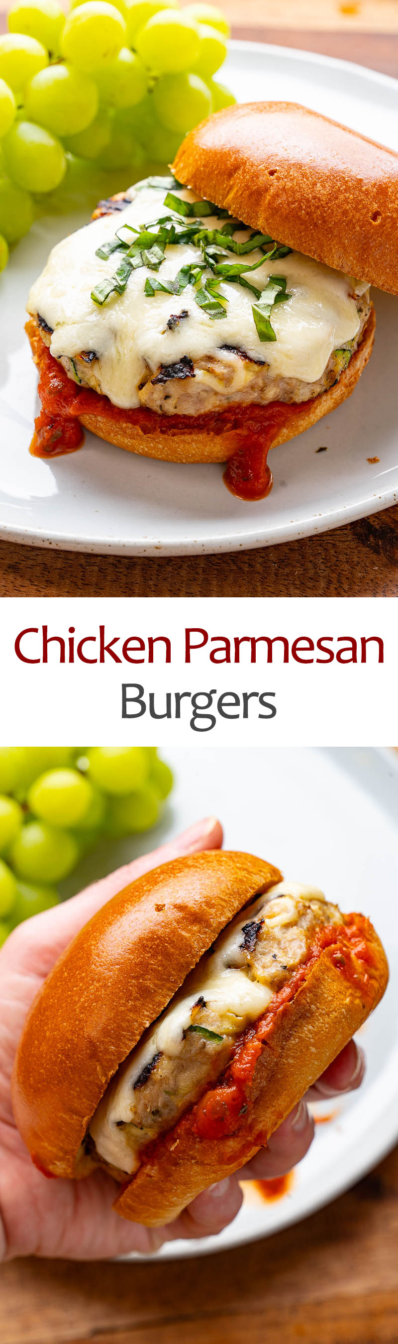 Chicken Parmesan Burgers Chicken Parmesan Burgers