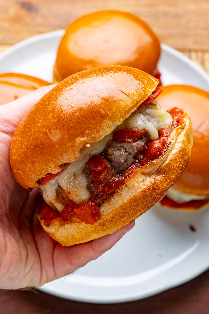 Pepperoni Pizza Burger Pepperoni Pizza Burger