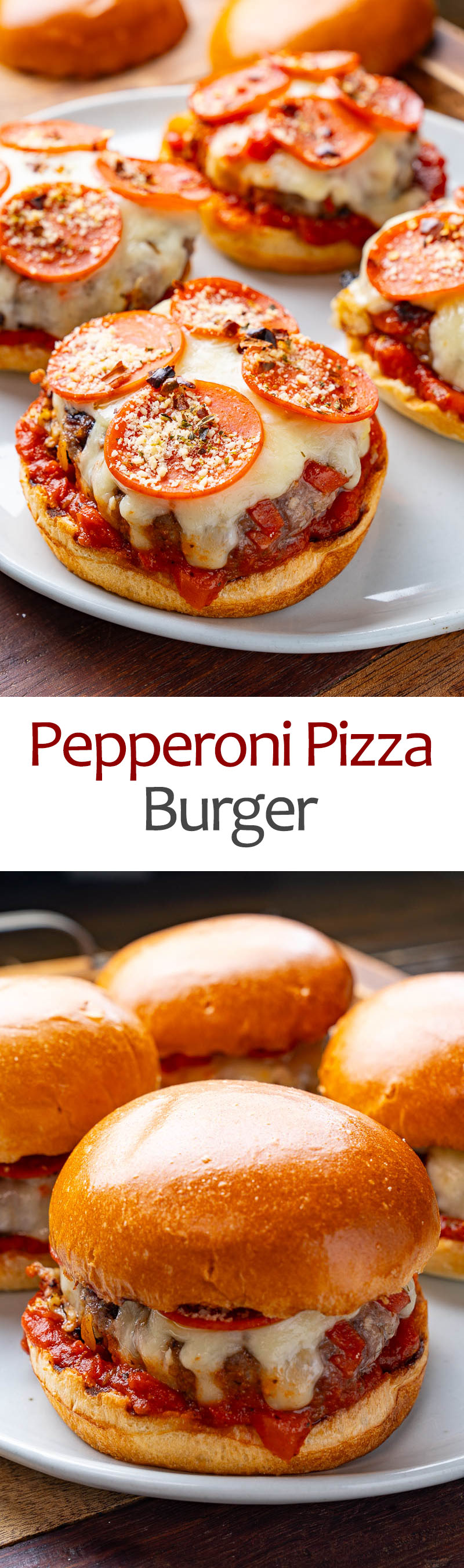 Pepperoni Pizza Burger Pepperoni Pizza Burger