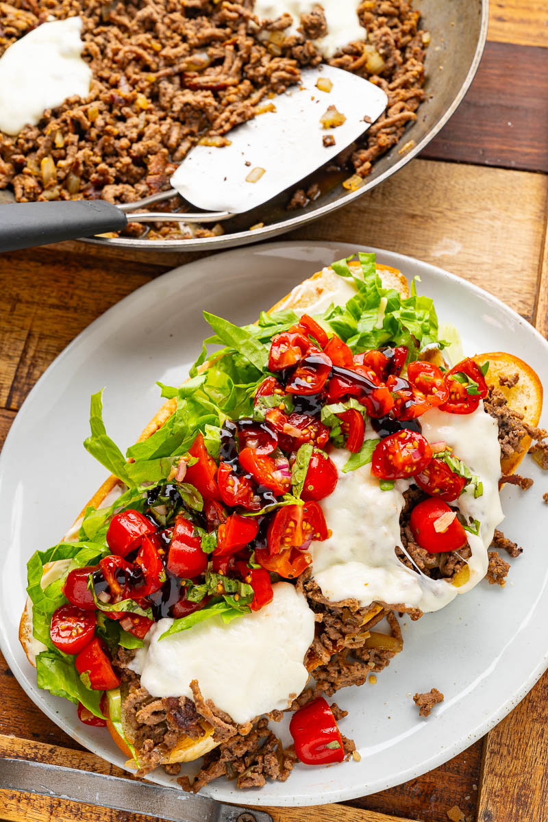 Bruschetta Chopped Cheese Sandwich Bruschetta Chopped Cheese Sandwich