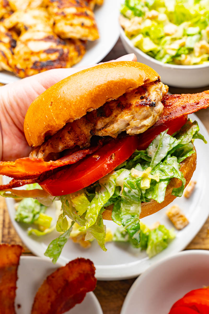 Chicken Caesar BLT Sandwich Chicken Caesar BLT Sandwich