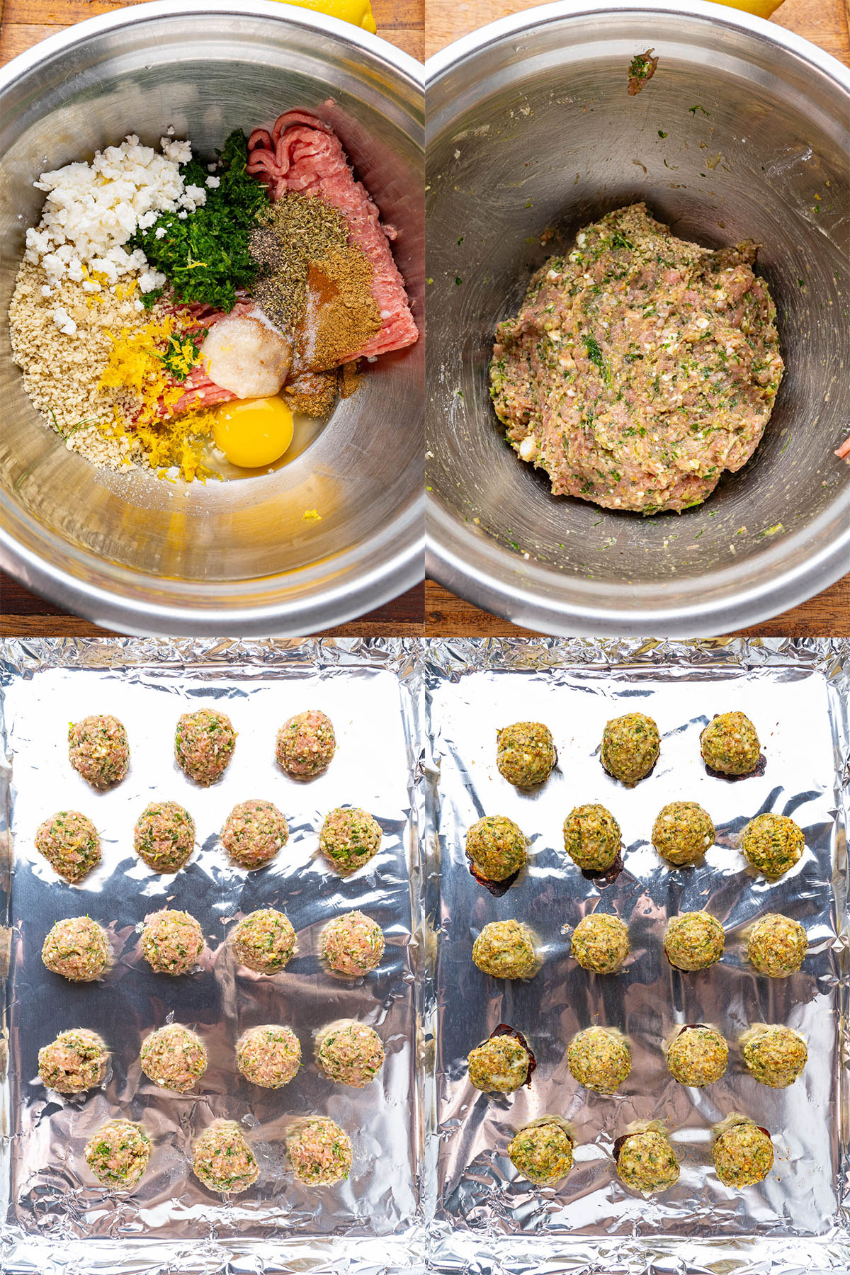 Greek Chicken Meatballs and Orzo Greek Chicken Meatballs and Orzo