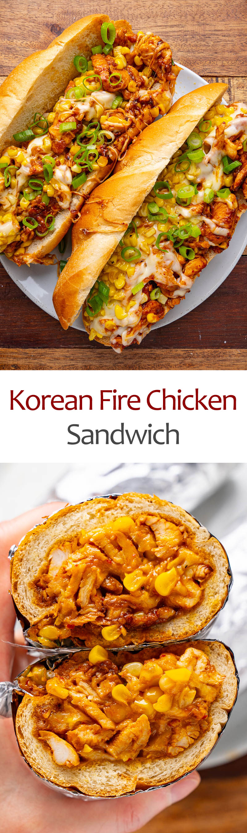 Korean Fire Chicken Sandwiches Korean Fire Chicken Sandwiches