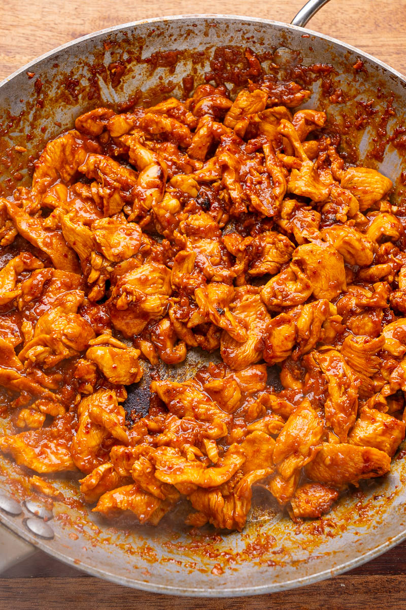 Korean Fire Chicken (Buldak) with Cheese and Corn Korean Fire Chicken (Buldak) with Cheese and Corn