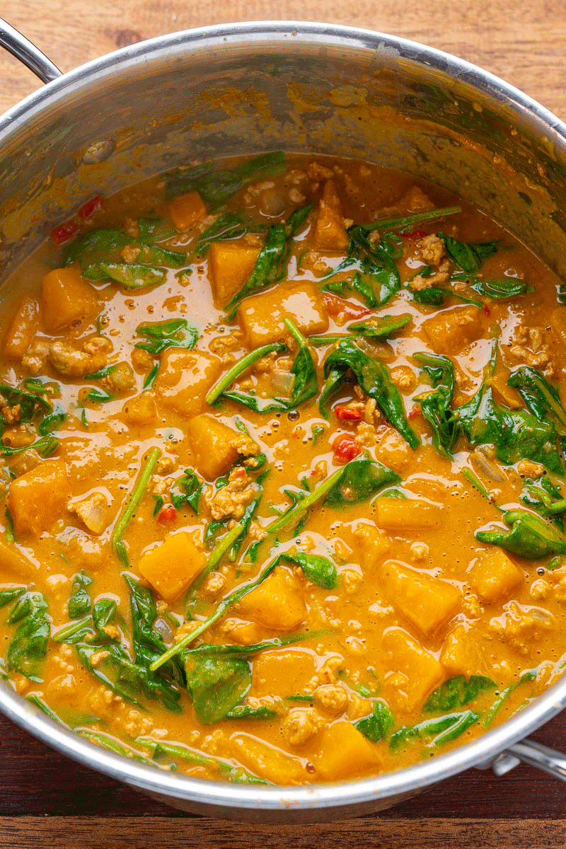 Butternut Squash Peanut Turkey Curry Butternut Squash Peanut Turkey Curry