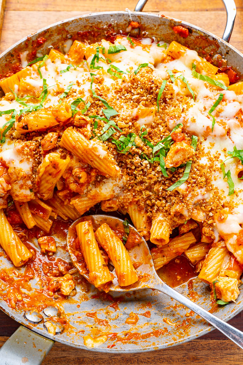 Chicken Parmesan Pasta Chicken Parmesan Pasta