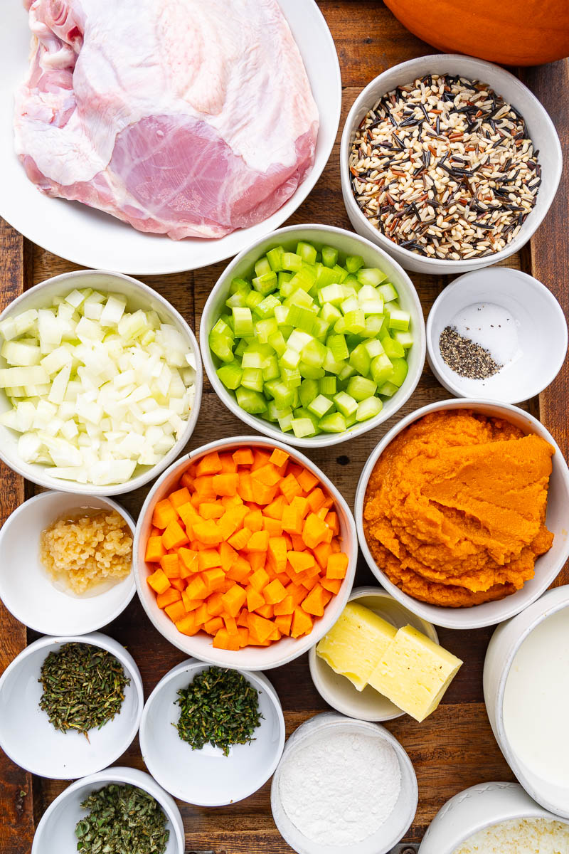 Pumpkin and Turkey Wild Rice Soup Pumpkin and Turkey Wild Rice Soup