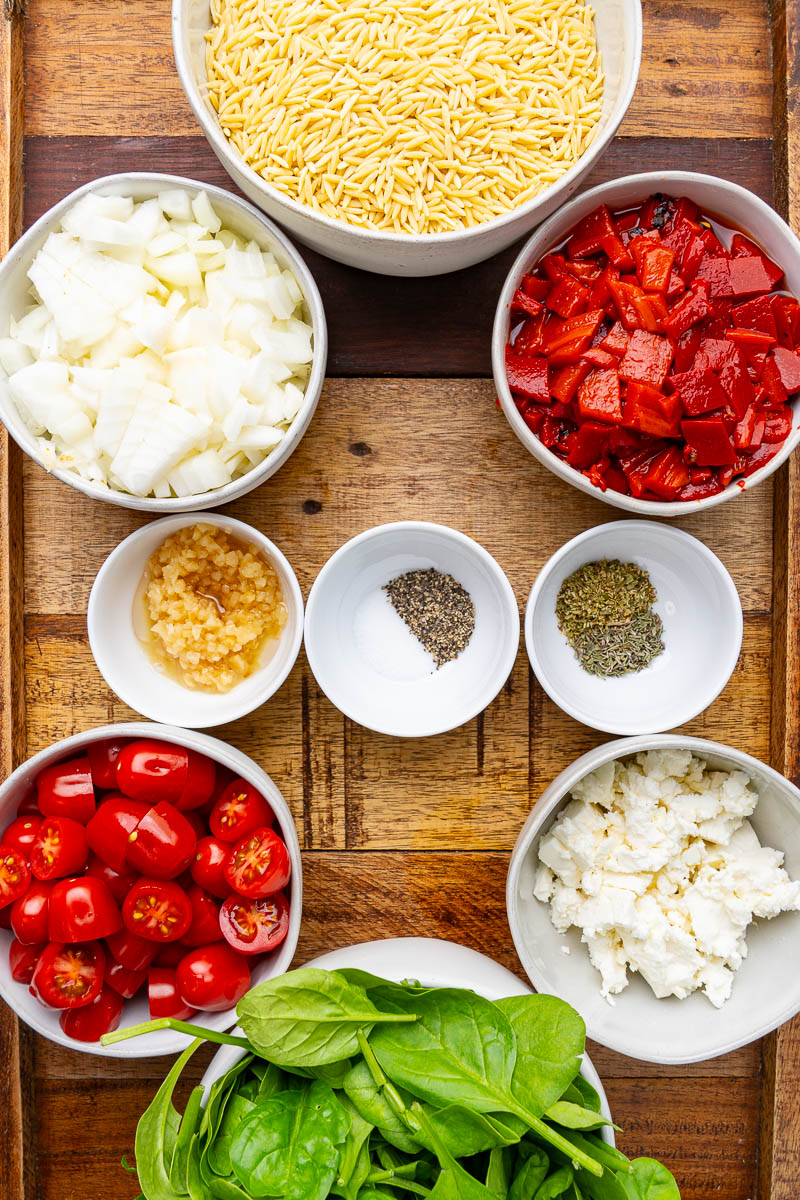 Roasted Red Pepper Orzo Roasted Red Pepper Orzo