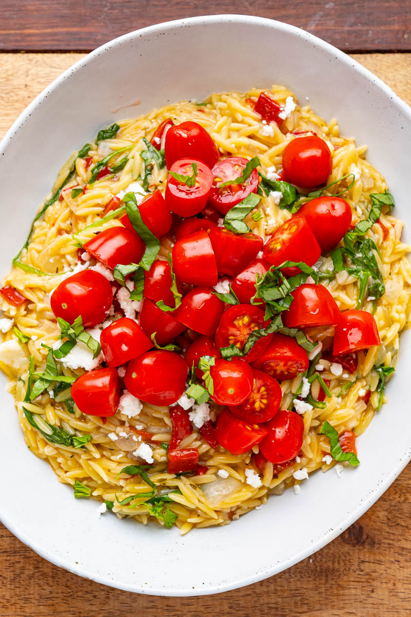 Roasted Red Pepper Orzo Roasted Red Pepper Orzo