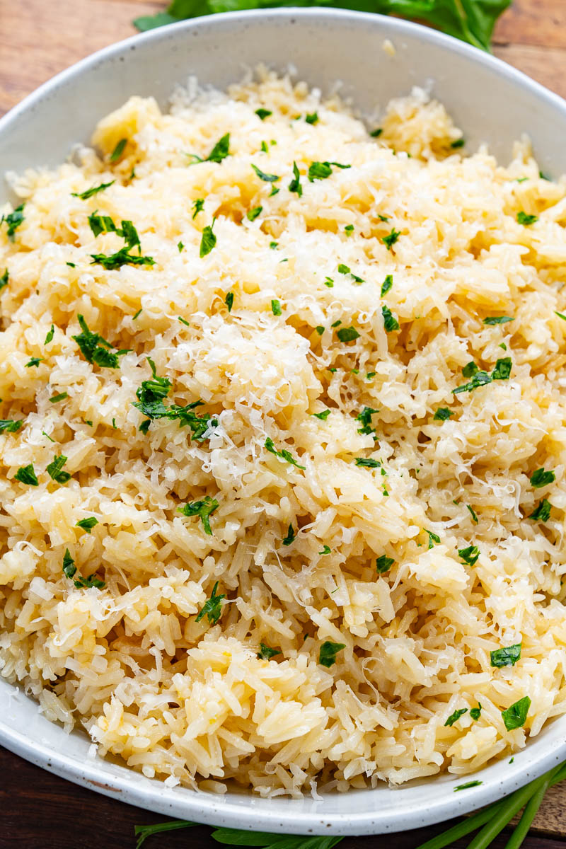 Garlic Butter Parmesan Rice Garlic Butter Parmesan Rice