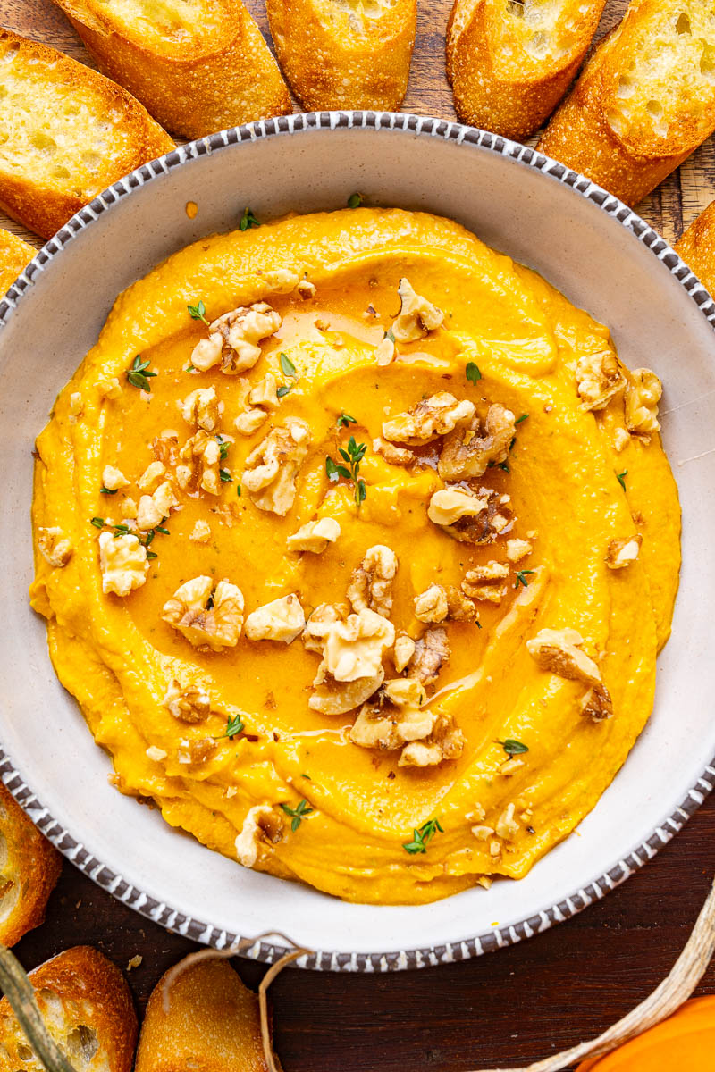 Pumpkin Whipped Feta Dip