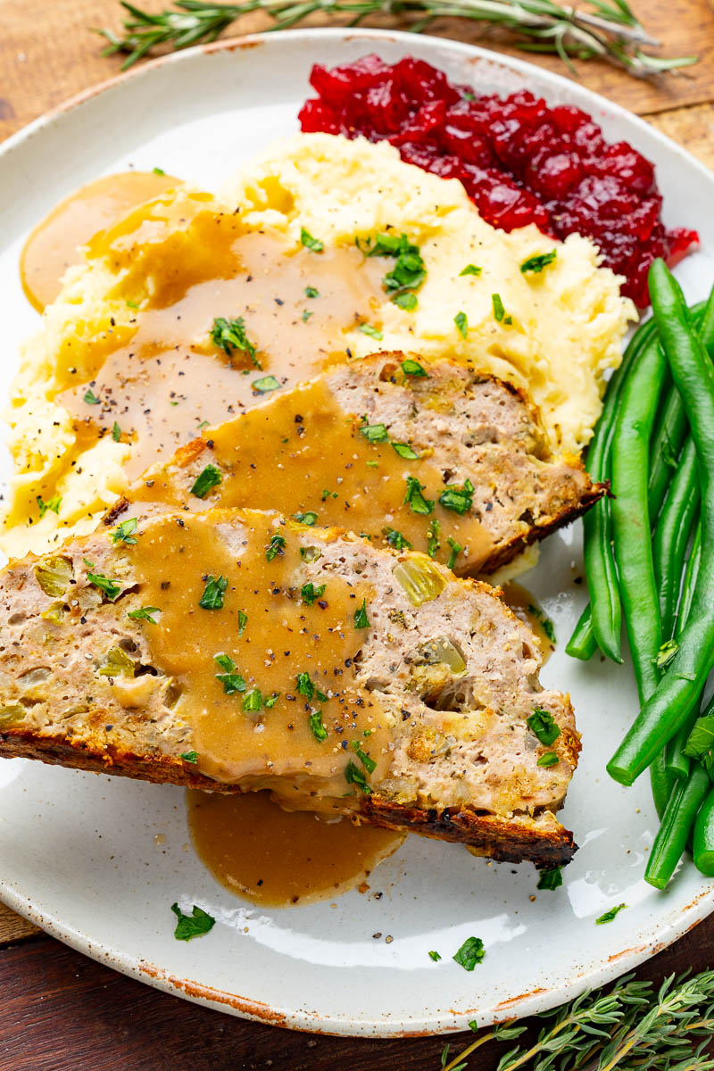 Turkey Stuffing Meatloaf