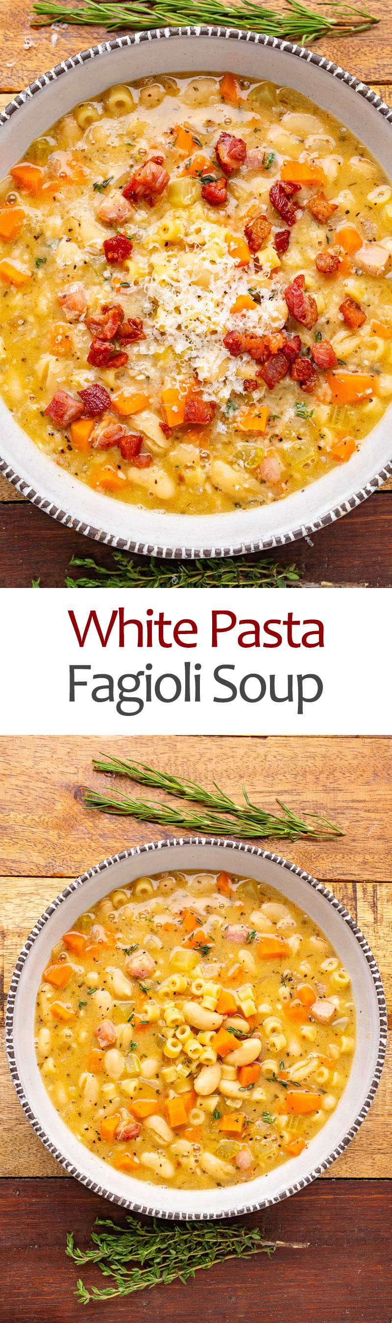 White Pasta e Fagioli Soup White Pasta e Fagioli Soup
