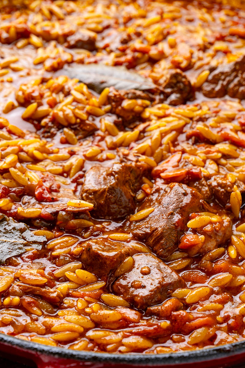 Beef Giouvetsi (Braised Beef and Orzo) Beef Giouvetsi (Braised Beef and Orzo)