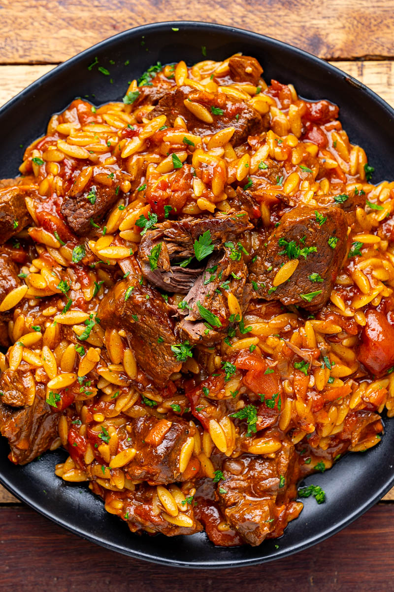 Beef Giouvetsi (Braised Beef and Orzo) Beef Giouvetsi (Braised Beef and Orzo)