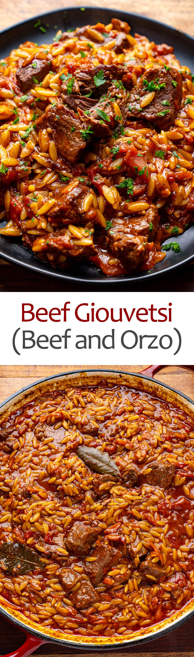 Beef Giouvetsi (Braised Beef and Orzo) Beef Giouvetsi (Braised Beef and Orzo)