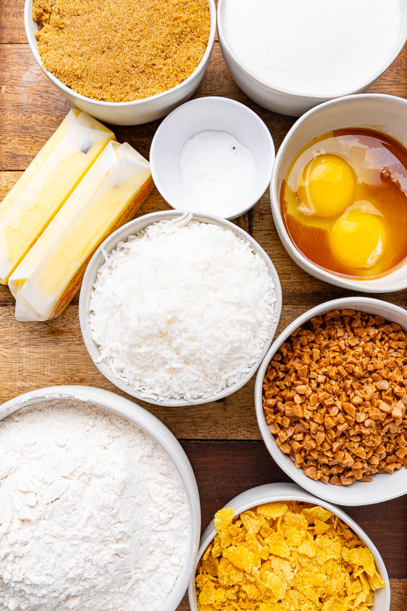 Coconut Toffee Crunch Cookies Coconut Toffee Crunch Cookies