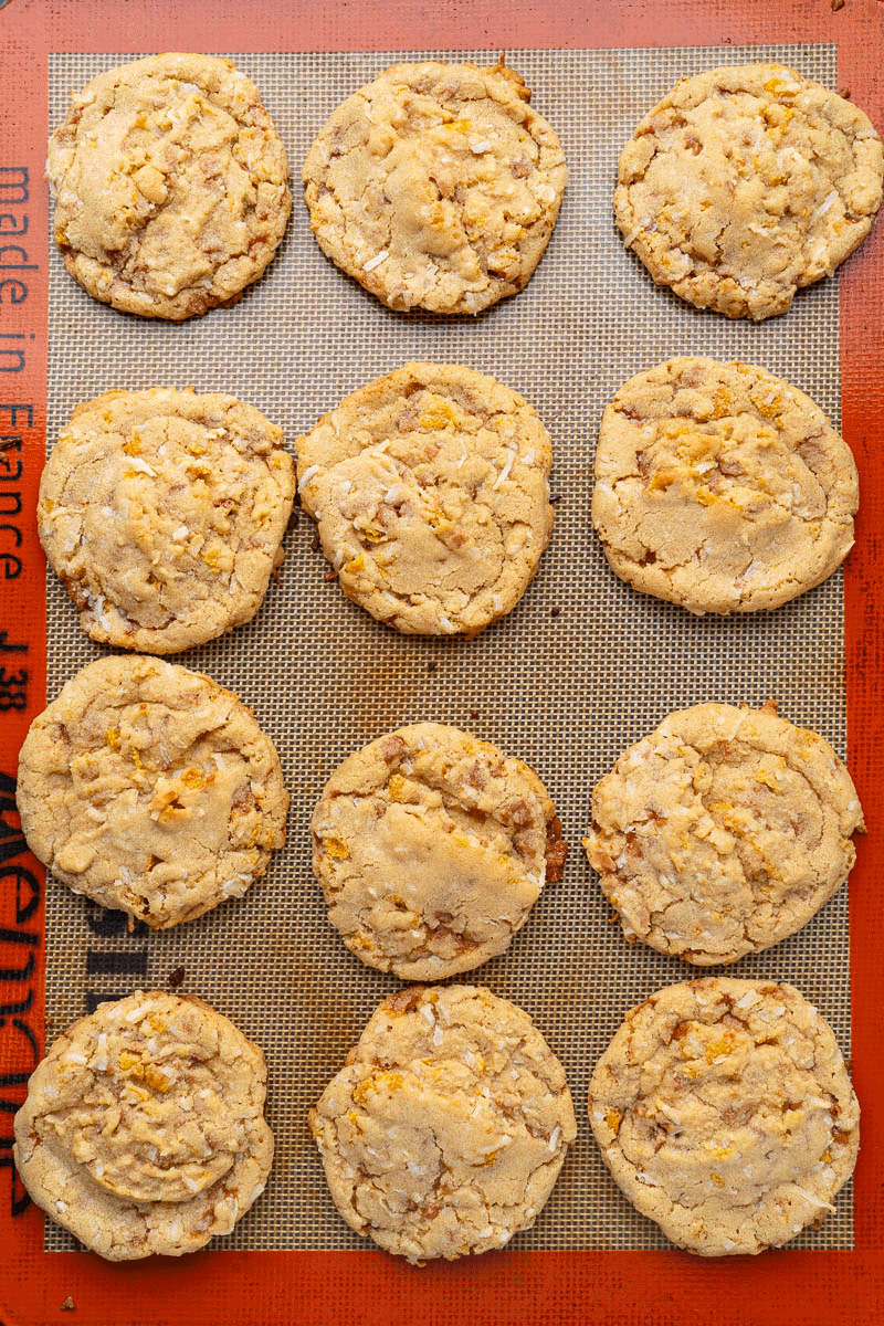 Coconut Toffee Crunch Cookies Coconut Toffee Crunch Cookies