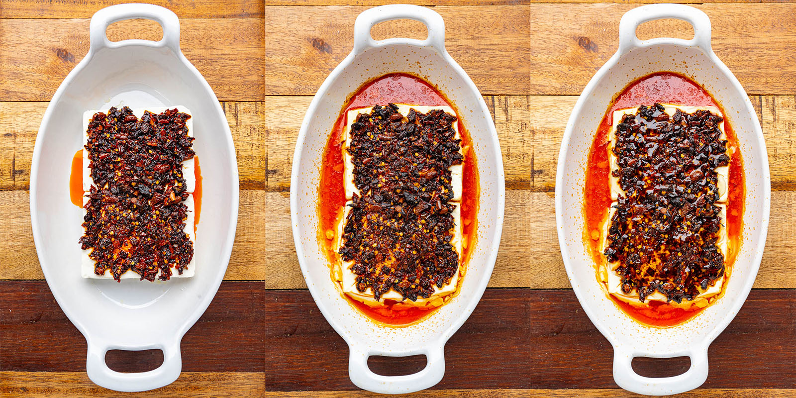 Hot Honey Chili Crisp Baked Feta Hot Honey Chili Crisp Baked Feta