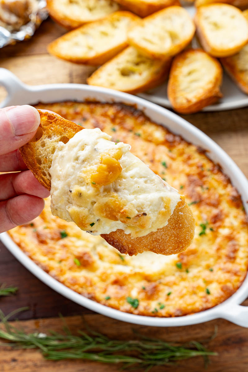 Roasted Garlic Asiago Dip Roasted Garlic Asiago Dip