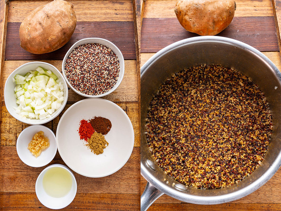 Chipotle Sweet Potato and Black Bean Quinoa Salad Chipotle Sweet Potato and Black Bean Quinoa Salad