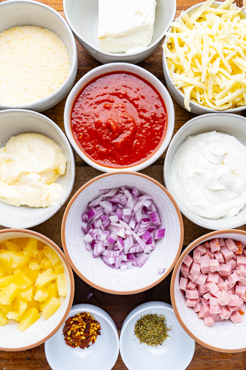 Hawaiian Pizza Dip Hawaiian Pizza Dip