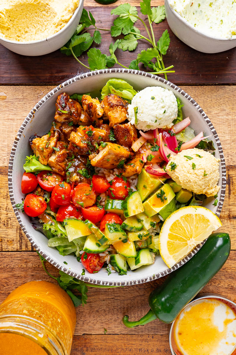 Hot Honey Harissa Chicken Bowl Hot Honey Harissa Chicken Bowl