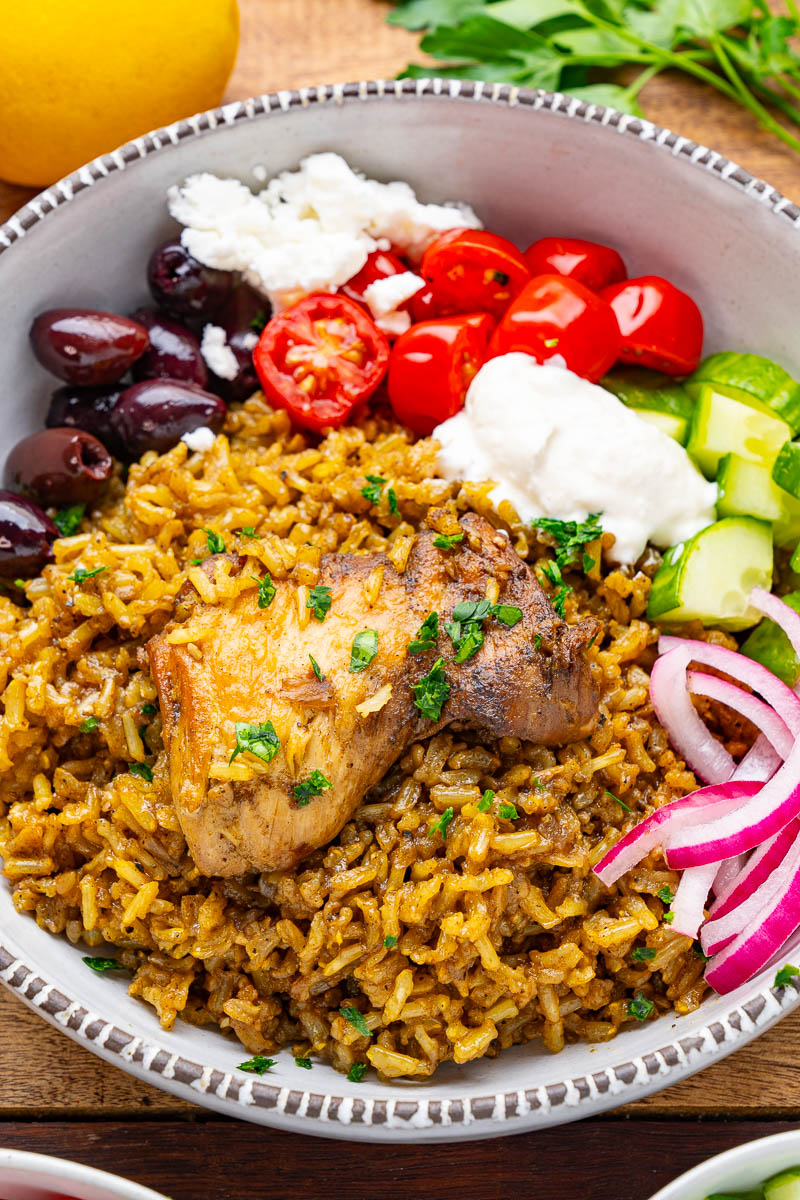 Skillet Chicken Shawarma and Rice Skillet Chicken Shawarma and Rice