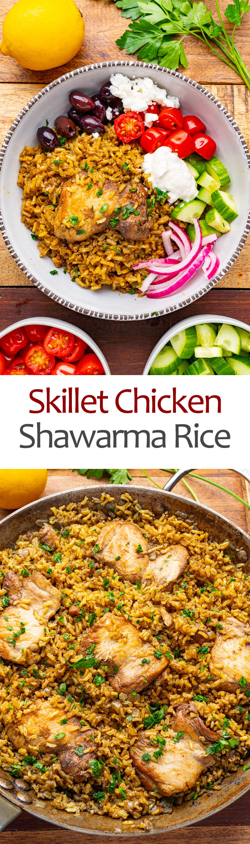 Skillet Chicken Shawarma and Rice Skillet Chicken Shawarma and Rice