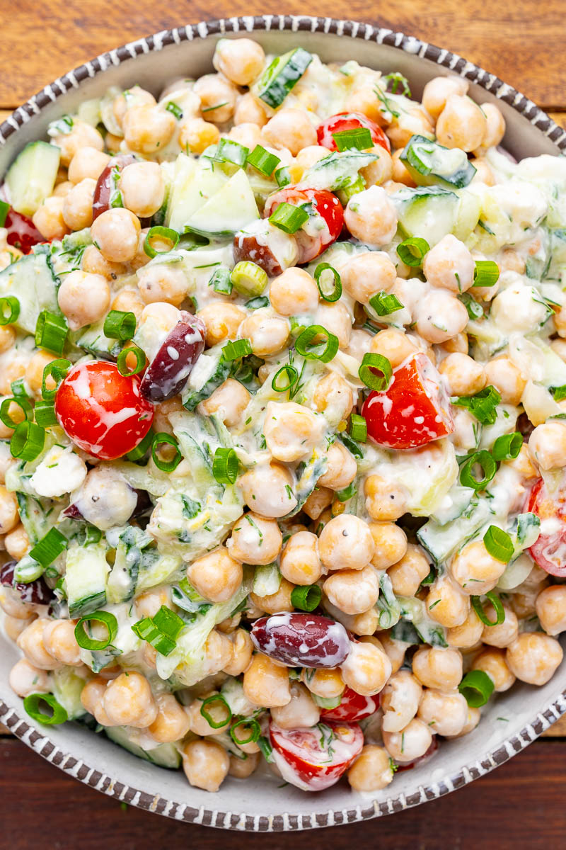 Tzatziki Chickpea Salad