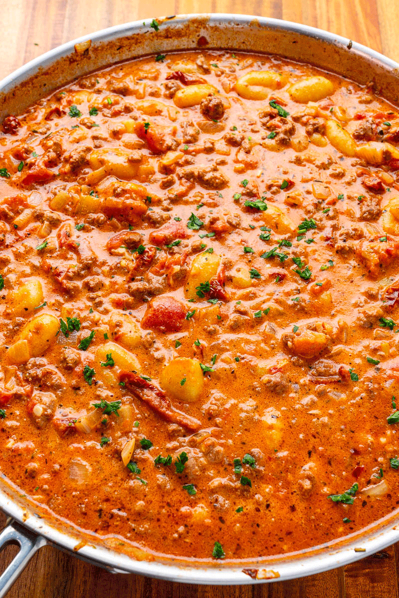 Creamy Beef Gnocchi Creamy Beef Gnocchi