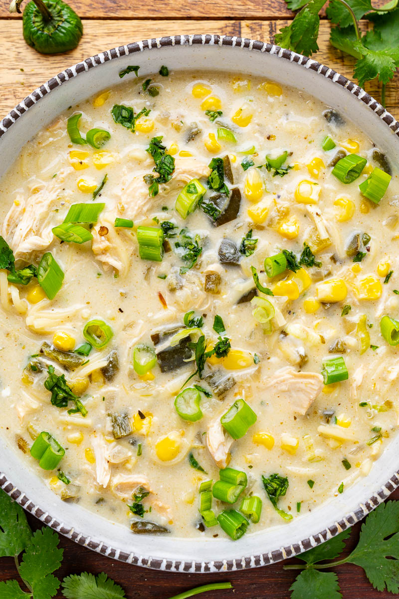 Green Chili Chicken Noodle Soup Green Chili Chicken Noodle Soup