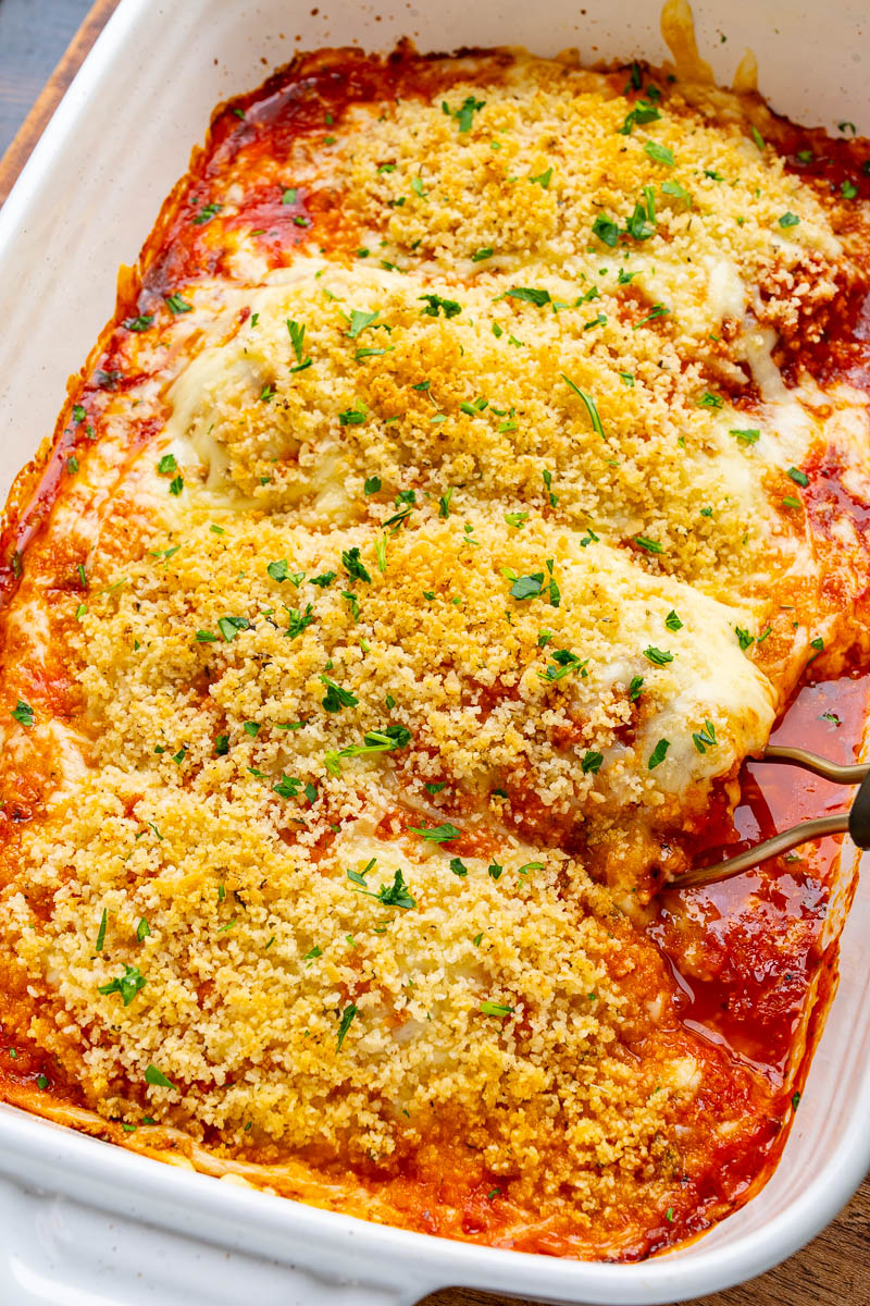 Baked Chicken Parmesan Baked Chicken Parmesan