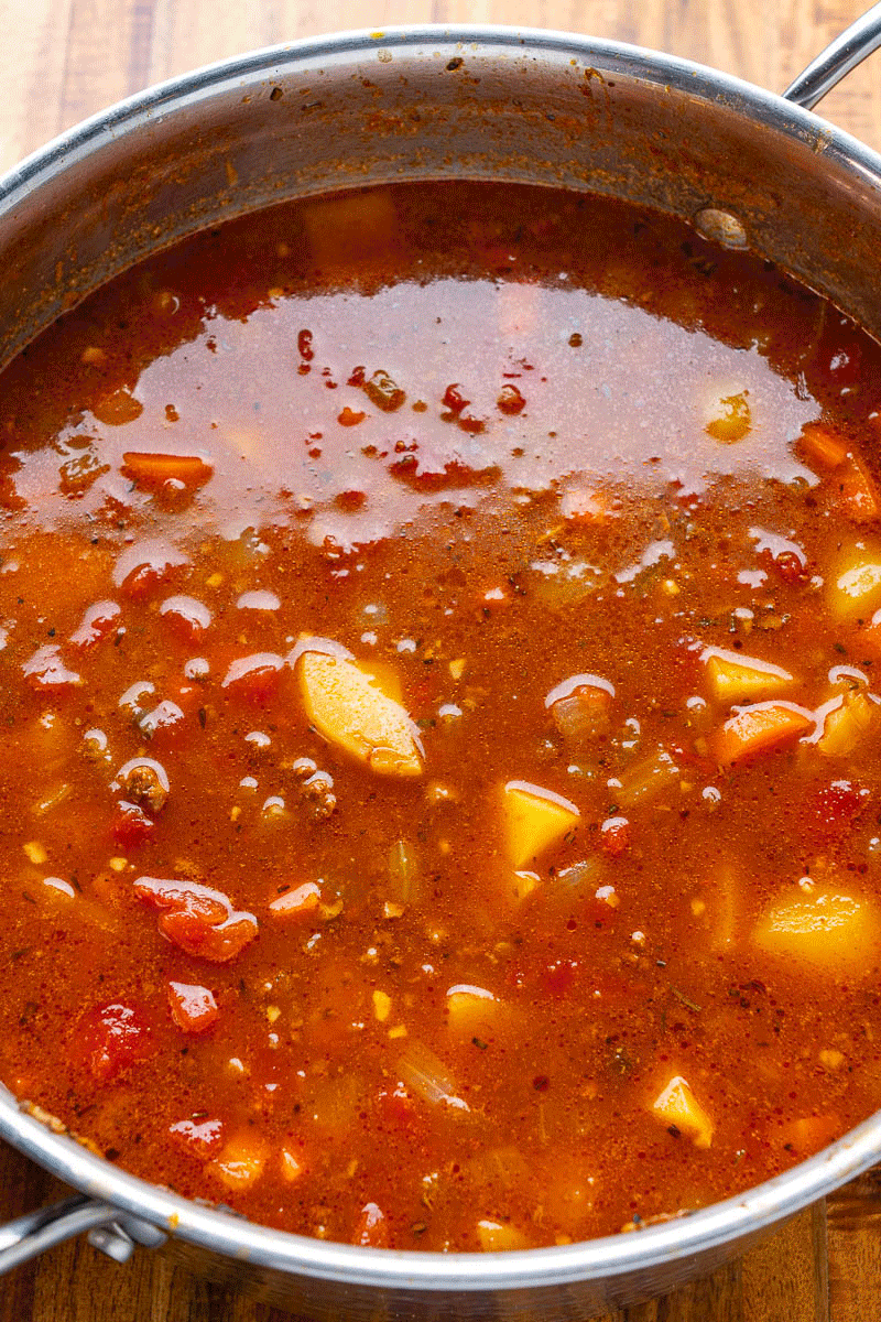 Beef and Vegetable Soup Beef and Vegetable Soup